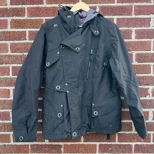 Burton Dry Ride Black Ski Snow Coat Jacket size Large